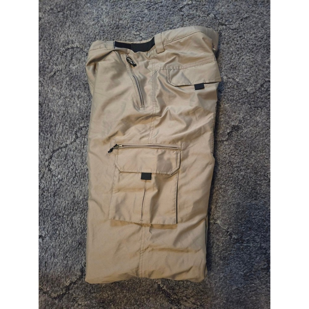 B360 Three Sixty Cargo Snow Pants WTF II Khaki Ski Snowboard Pants Large 6716R